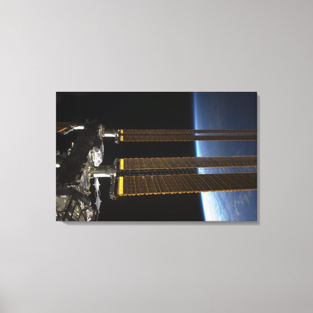 A portion of the International Space Station 2 Canvas Print (Front)