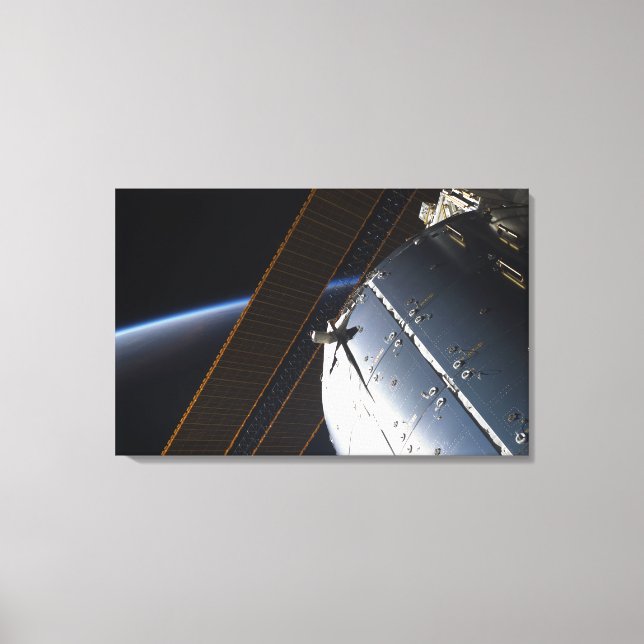 A portion of the International Space Station Canvas Print (Front)