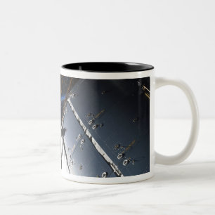 A portion of the International Space Station Two-Tone Coffee Mug