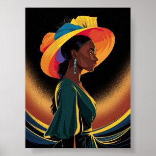 A Portrait of African Beauty Poster
