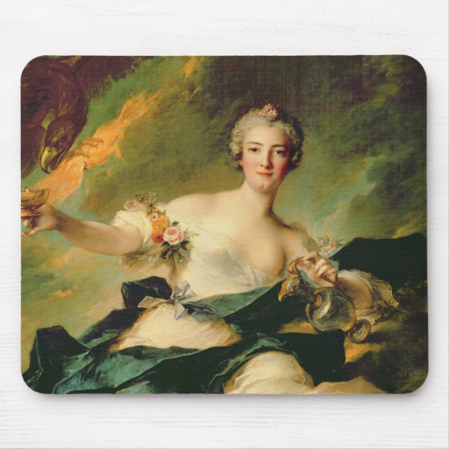 A Portrait of Anne Josephe Bonnnier de la Mossau ( Mouse Mat (Front)