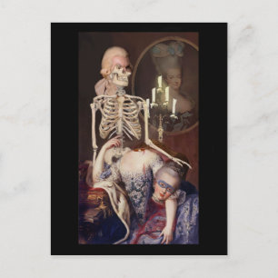 A Portrait of Halloween Postcard