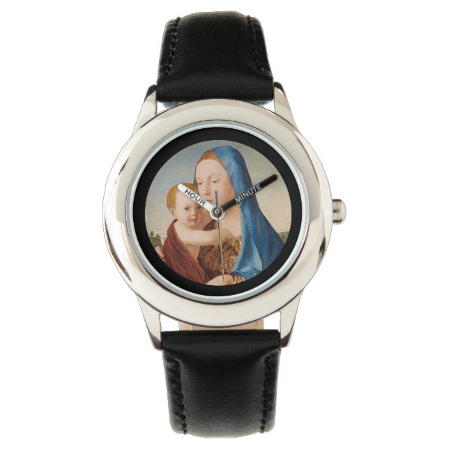 A Portrait of Mary and Baby Jesus Watch (Front)