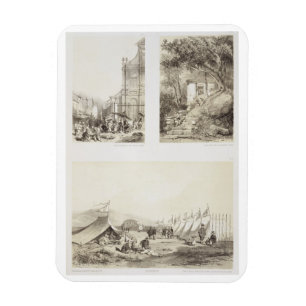 A Portuguese Church and a Chinese Street at Macao, Magnet