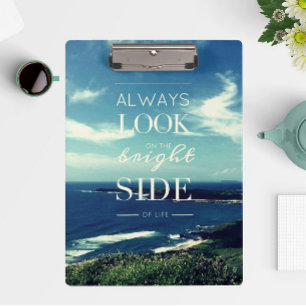 A Positive Outlook on Life ©Seascape Personalised Clipboard