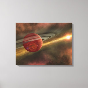 A possible newfound planet canvas print
