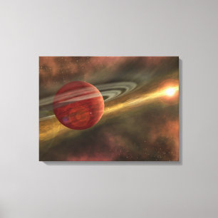 A possible newfound planet canvas print