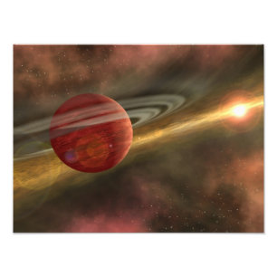 A possible newfound planet photo print