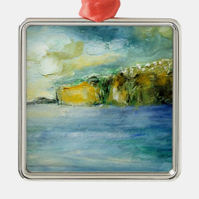 A Postcard from Madeira 2014 Metal Tree Decoration (Front)