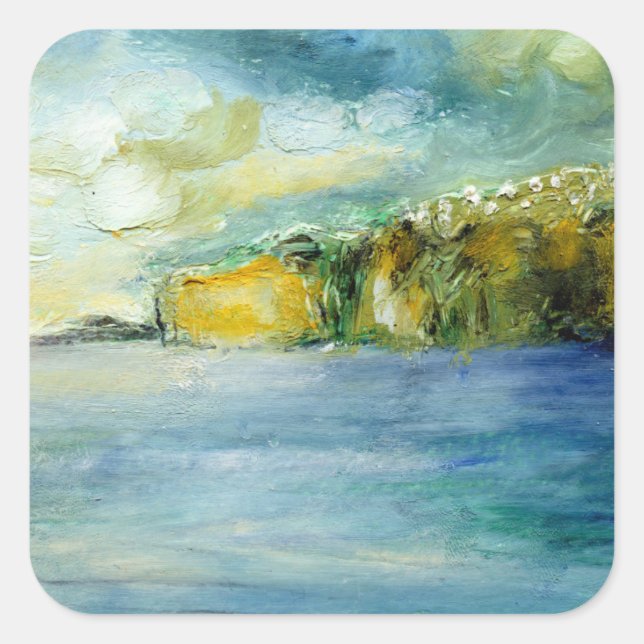 A Postcard from Madeira 2014 Square Sticker (Front)