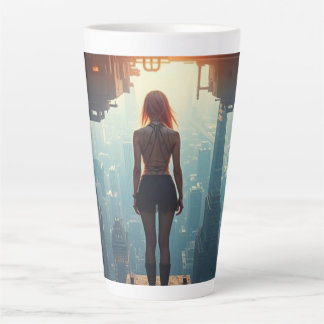 A Postcard from the Future Latte Mug