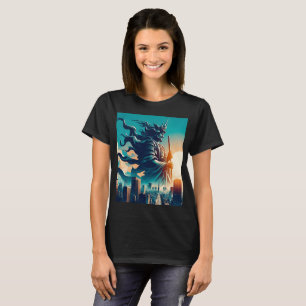 a poster for a knight with a sword in his hand T-Shirt