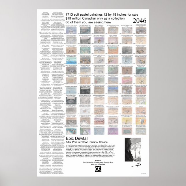 A poster of dream painting and dream poems. #25 (Front)