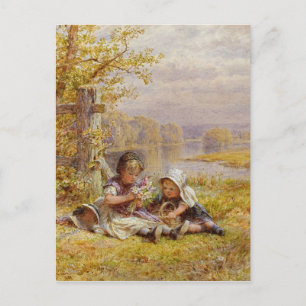 A Posy for Mother, 1867 Postcard