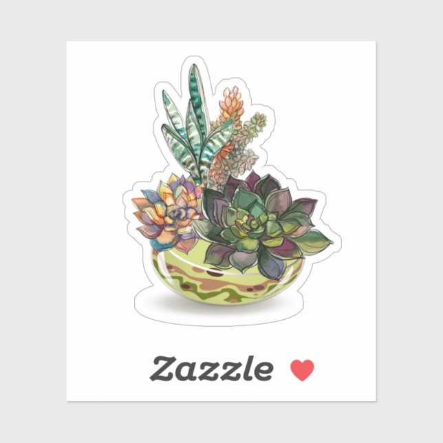 A Pot of Succulents (Sheet)