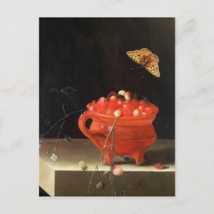 A Pot of Wild Strawberries Postcard