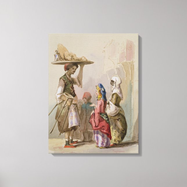 A pot seller, c.1855 canvas print (Front)