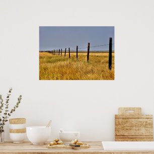 A Prairie Mile Framed Poster