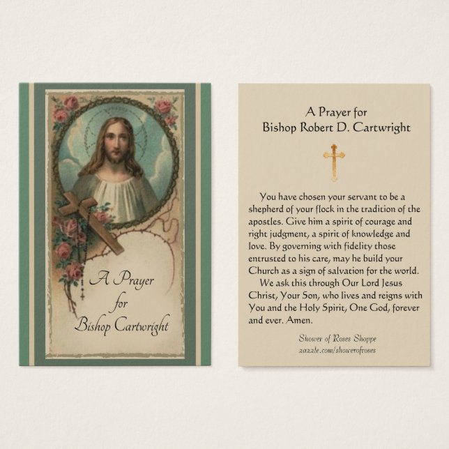 A Prayer for a Catholic Bishop (Front & Back)