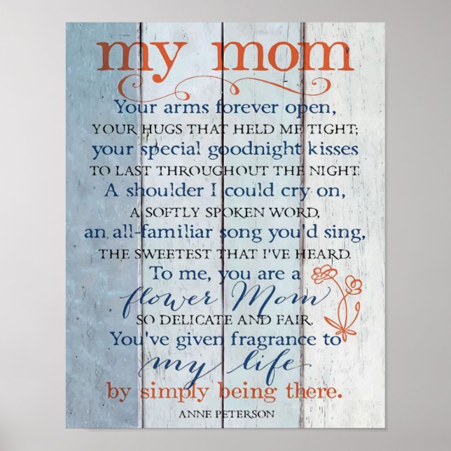 A Prayer for My Mum Poster (Front)