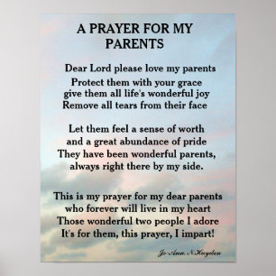 A PRAYER FOR MY PARENTS   POSTER