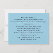 “A Prayer for Peace” Prayer Card