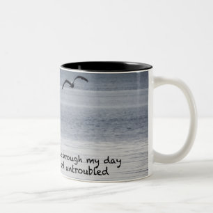 A Prayer For Serenity (Waterscape) -- Two-Tone Coffee Mug