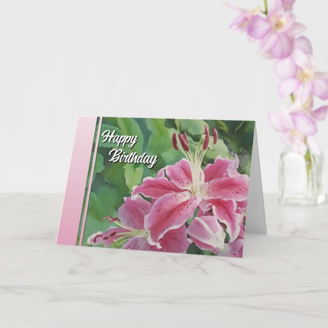 A Prayer for You on Your Birthday - Card (Orchid)