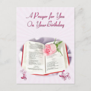 A prayer for your Birthday Postcard