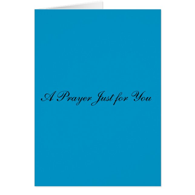 A Prayer Just for You (Front)