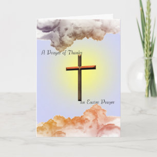 A Prayer of Thanks Thank You Card