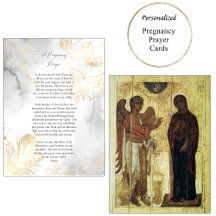 A Pregnancy Prayer Orthodox Christian Card