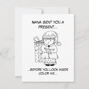 A present from Nana holiday card