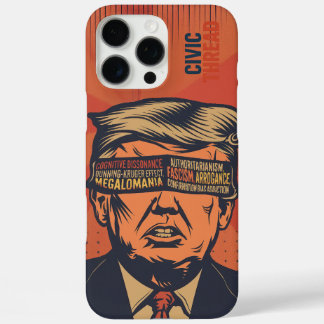 A president blindfolded by mental issues iPhone 16 pro max case