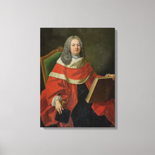 A President of the Parliament Canvas Print (Front)