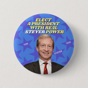 A President with real STEYER Power 6 Cm Round Badge