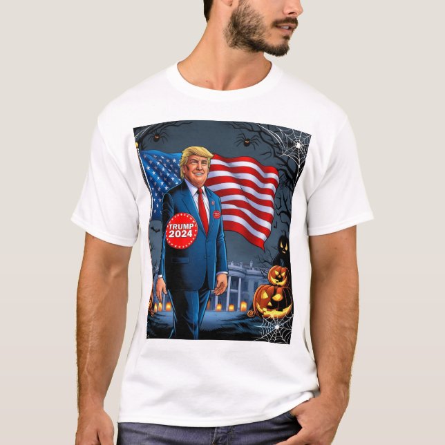 A Presidential Halloween: Trump 2024 T-Shirt (Front)