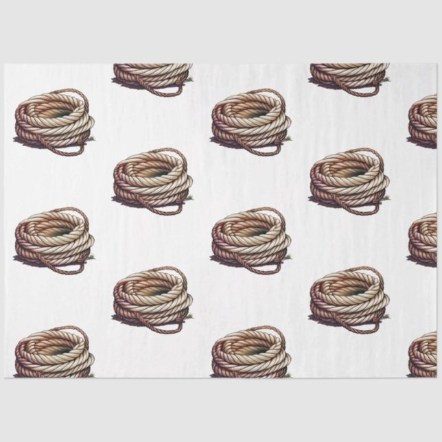 A Pretty Blue Nautical Series Design 10 Tissue Paper (Front)