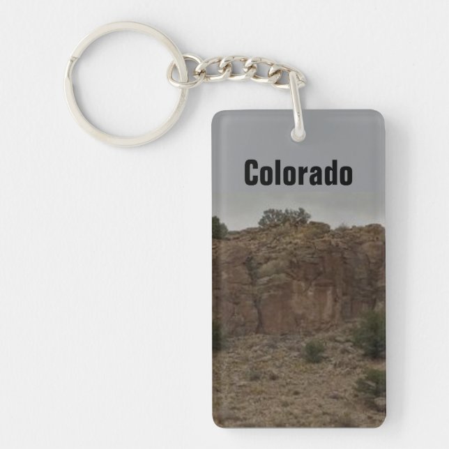 A Pretty Colorado Photo Acrylic Keychain (Front)