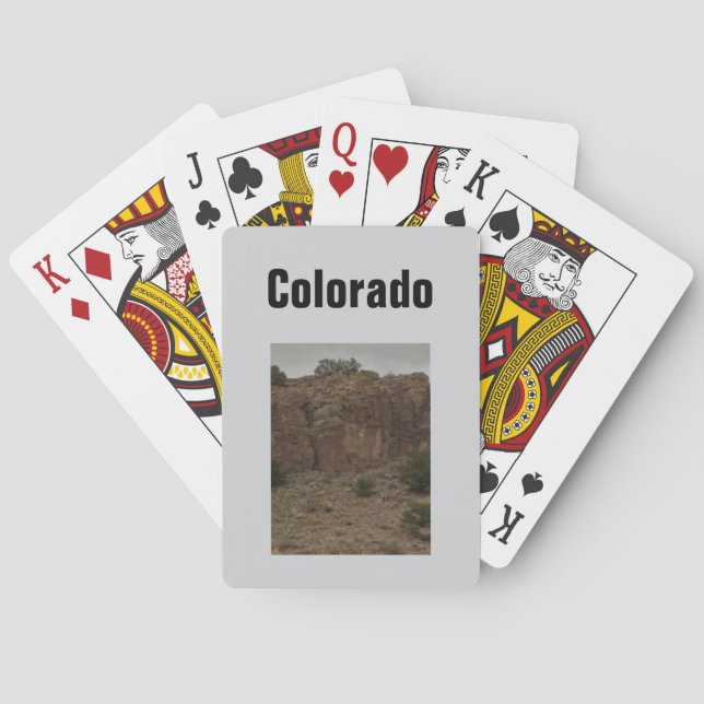 A Pretty Colorado Photo Playing Cards (Back)