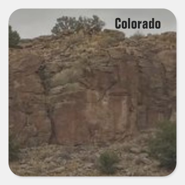 A Pretty Colorado Photo Stickers (Front)