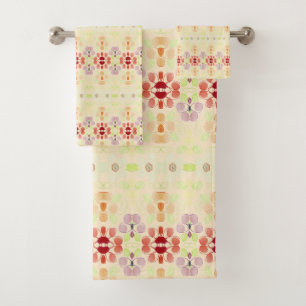 A Pretty Pastel Bath Towel Set