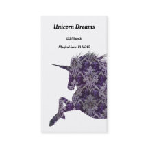 A Pretty Purple Boho Unicorn