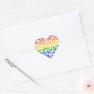 A Pride of Vines  Heart Sticker