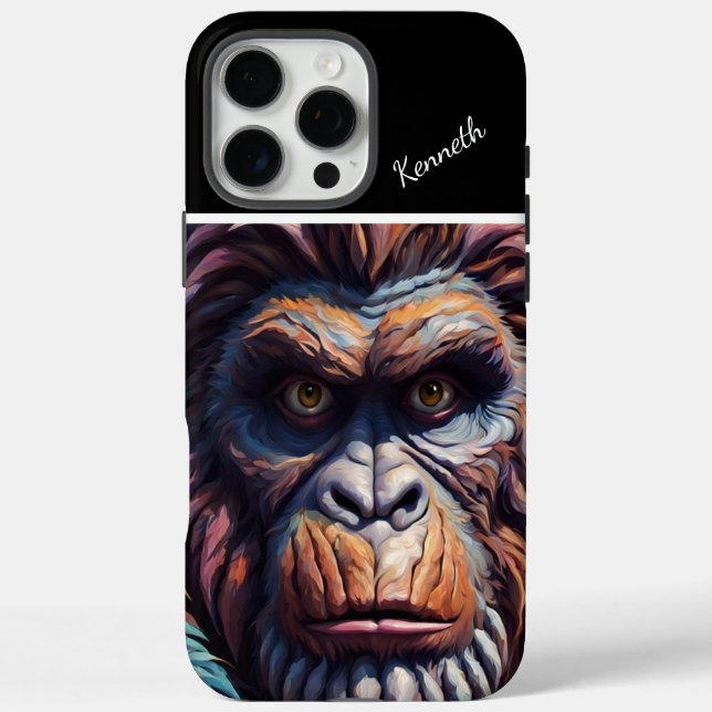 A Primate's Big Foot Gaze Case-Mate iPhone Case (Back)