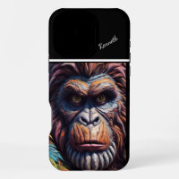 A Primate's Big Foot Gaze