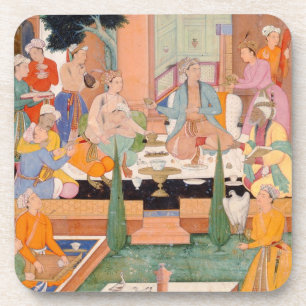 A prince and companions take refreshments and list coaster