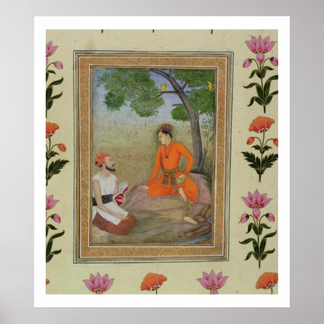A prince in discussion with a religious man holdin poster (Front)