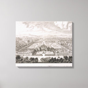 A princely palace, from 'Admirandorum Quadruplex S Canvas Print