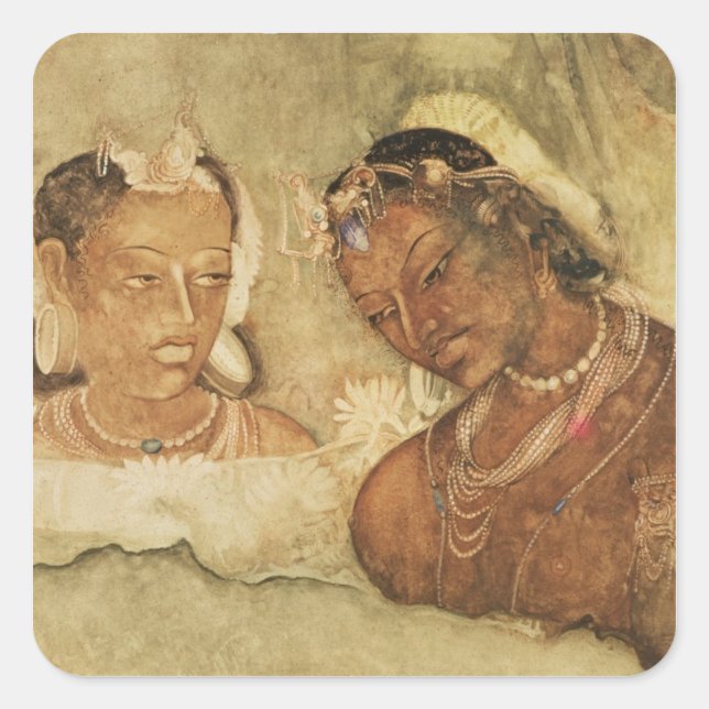 A Princess and her Servant Square Sticker (Front)